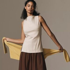 Anthropologie // Side Slit Sleeveless Tank